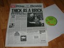 JETHRO TULL LP THICK AS A BRICK UK Chrysalis CHR 1003 Newspapaer Cover