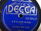 BUMBLE BEE SLIM DECCA 7145 BLUES 78 RPM V+