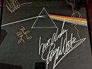 PINK FLOYD WATERS GILMOUR MASON WRIGHT SIGNED DARK SIDE OF THE MOON COA & LP