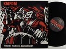 KMFDM What Do You Know, Deutschland? WAX TRAX LP VG+/VG++ w/insert