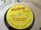 McCormick Bros., Red Hen Boogie / Banjo Twist, 1954 Hickory 1013  VG+ C& W  BOP