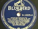 78 rpm Louis Armstrong-Swing You Cats/Snowball Bluebird B-10225 in N- Jazz