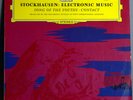 Stockhausen: Electronic Music near mint original Deutsche Grammophon 1962 lp
