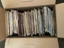 A BOX FULL OF OVER 150 - 7INCH SINGLE RECORDS - THIS IS BOX 3