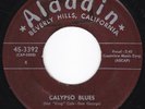 Rumba Popcorn R&B RAY JOHNSON Calypso Blues / Are You There 45 Los Angeles HEAR