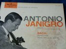 Antonio Janigro Bach Solo Cello LP Westminster Record WN 18073 Suites 4 & 5