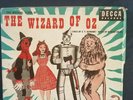 Wizard of Oz 45 RPM 4 Record Set DECCA RECORDS 1952 Judy Garland OVER RAINBOW VG
