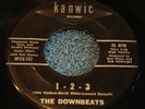 RARE SOUL 45 RPM RECORD BY-THE DOWNBEATS- 1-2-3 / TRYING TO GET THROUGH