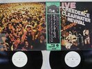 CREEDENCE CLEARWATER REVIVAL LIVE EUROPE FANTASY SJET-9577,8 Japan OBI PROMO 2LP