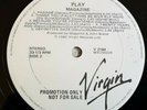 Magazine LP Play WHITE LABEL PROMO OF UK Virgin 1st press Punk oi