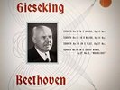 COLUMBIA UK LP SAX-2259: Beethoven Sonatas 9,10,13,14 GIESEKING 1961 UK Turq/Sil