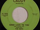 doo wop 45 RPM THE DOTS Good Luck To You CADDY EX HEAR rare heartsick & lonely