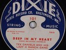 TEX DANIELS LAZY H RANCH GANG: Dixie Baltimore Label Hillbilly Stringband 78 MP3