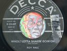 HEAR Roy Hall 45 Whole Lotta Shakin/All By Myself DECCA rockabilly bopper
