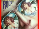 THE ROCKETS (EX+) BACK TALK White Label Promo LP 1981 Elektra 6E-351 Mitch Ryder