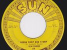 SUN 238 orig Rockabilly 45 - SLIM RHODES - Gonna Romp And Stomp / Bad Girl