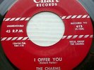 CHARMS doowop 45 strong VG+ to VG++ orig. Chart I OFFER YOU HEART OF A ROSE D339