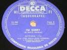 BRENDA LEE 1960 “I´m Sorry/That´s All You Gotta Do” RARE Ex 78 RPM 10” BRAZIL