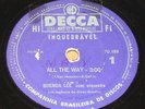 BRENDA LEE 1962 “All The Way/Tragedy” UNIQUE EDITION  10” 78 RPM BRAZIL