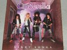 CINDERELLA Night Songs LP Classic Heavy Metal Hard Rock Vinyl Original 1986 80s