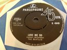 THE BEATLES Love Me Do UK ORIGINAL Parlophone R4983 1st BLACK 1N 1N nr EX