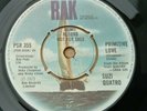 SUZI QUATRO – PRIMITIVE LOVE 7” SINGLE..RARE UNRELEASED PROMO – UK PRESSING