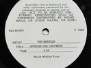 BEATLES-ACROSS THE UNIVERSE ON TEST PRESSING MONO ROCK 45