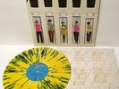 X-RAY SPEX germfree adolescents YELLOW w/ BLUE GREEN SPLATTER VINYL Lp Record