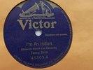 Fanny Brice 78rpm Single 10-inch Victor Records #45303 I'm An Indian
