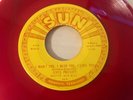 ELVIS PRESLEY SUN 227 Hound Dog / I Want You. RED WAX Sun  '73 MARIANO repro NM