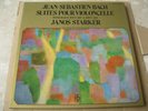 Janos Starker BACH the h6 solo cello sonatas French 3 Lp box EMI