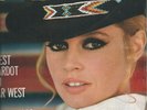 BRIGITTE BARDOT- REVUE- ELLE-C'EST BARDOT AU FAR WEST-N° 1155-1968+ CHARLES AZNA