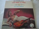 LES PAUL & TRIO THE WINDJAMMERS VINYL LP ALBUM 1963 RONDO RECORDS DARK EYES MONO