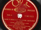 Louis Armstrong and His Hot Five OKEH 8343 V- PRE WAR JAZZ 78