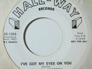 r&b popcorn rockabilly 45 JOHNNY PRESTON I've Got My Eyes on You HALL-WAY hear