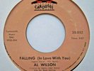 psychedelic funk soul 45 AL WILSON falling (in love with you) CAROUSEL listen