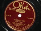 Paul Mares and his Friars Society Orchestra OKEH 41575 V PRE WAR JAZZ 78
