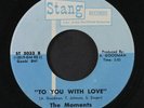 MOMENTS: Key To My Happiness / To You With Love 45 (Crossover Northern Soul wi