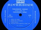 THELONIOUS MONK / THELONIOUS HIMSELF / US RIVERSIDE RM12-235