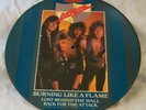 DOKKEN LP PICTURE DISC BURNING LIKE FLAME BACK 4 ATTACK 33 RPM MD UK ENGLAND NM