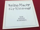 2 Vinyl LP Ton Steine Scherben ?– Keine Macht Für Niemand (1972) RIO REISER *RAR