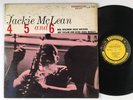 JACKIE MCLEAN 4, 5 and 6 Prestige PRLP 7048 50th St. Deep Groove Mono Jazz LP