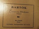 1940 BELA BARTOK PLAYS Excerpts from MIKROKOSMOS Volume 1 Columbia M-455 Piano