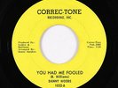 Northern Soul 45 - Danny Woods - You Had Me Fooled - Correc-Tone - mp3