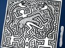 ORIGINAL 1983 KEITH HARING ART PRINT & VINYL LP NEAR MINT RARE
