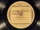 78 RPM -- Victor Artists' Party, DL-5, 1931 Victor 33 1/3 long play dealer demo