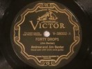 BLUES ANDREW & JIM BAXTER Forty Drops / Georgia Stomp VICTOR 38002  HEAR