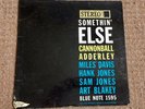 CANNONBALL ADDERLEY Somethin Else BLUE NOTE 1595 MILES DAVIS STEREO