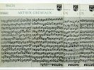 ARTHUR GRUMIAUX - BACH sonatas & partitas PHILIPS SAL 3472/4 orig UK 3xLPs EX++