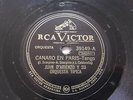 JUAN D'ARIENZO Rca Victor 39149 TANGO 78 CANARO EN PARIS / EL CORAZON ME ENGAÑO